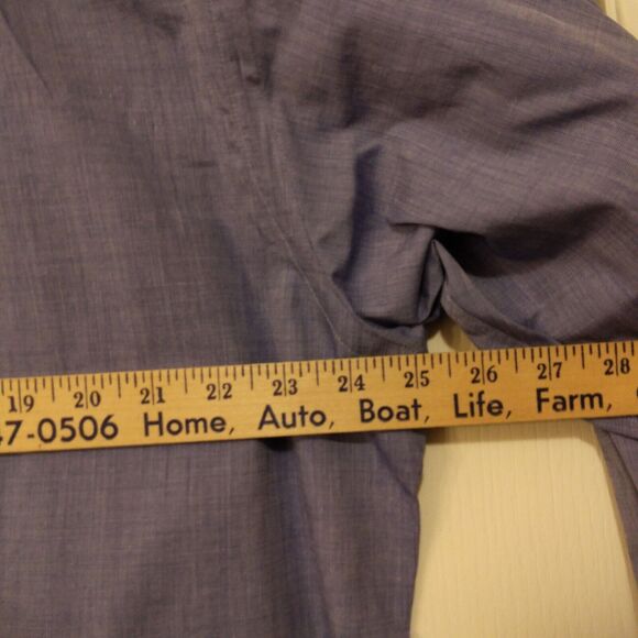 Brooks Brothers vintage Makers dress shirt mens L Large 16.5-4 blue made in USA - Picture 5 of 8